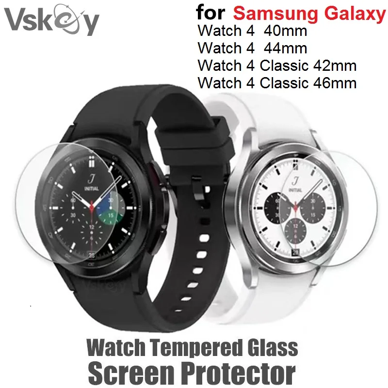 

3PCS Smart Watch Screen Protector for Samsung Galaxy Watch 4 Classic 46mm 42mm 40mm 44mm Round Tempered Glass Protective Film