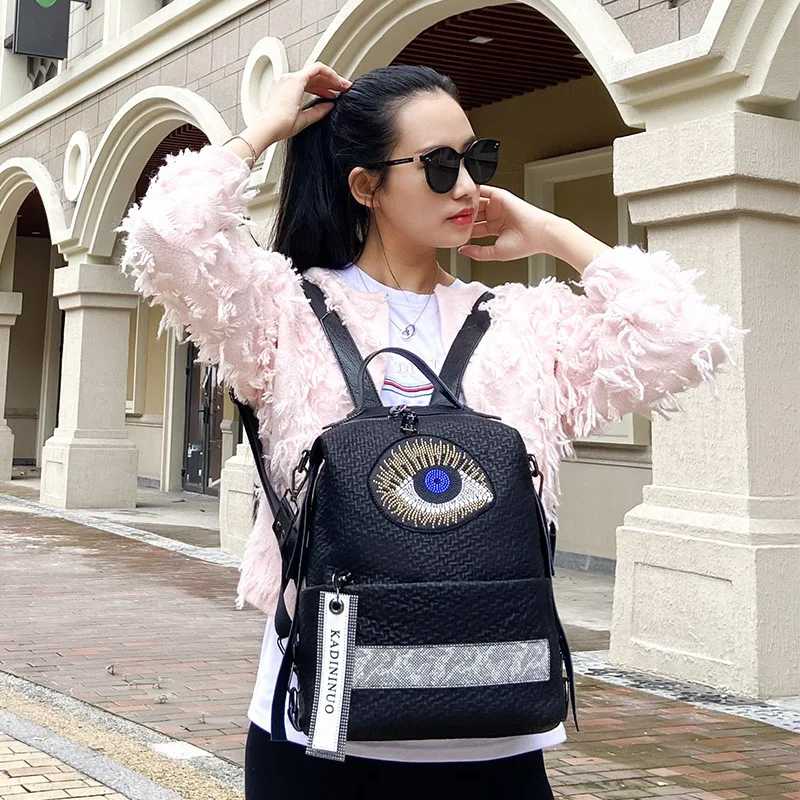 

Women Backpack Leather Anti Theft Outdoor Travel Bag Female Shoulder Bag Large Capactiy Girl's Schoolbag Daily Knapsack Mochilas