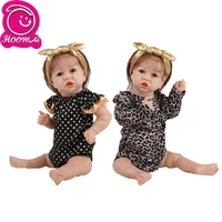 Twin Sisters Full Silicone Body Reborn Baby Doll Toy 23" Realistic Newborn Princess Babies Doll For Kids Best Playmate