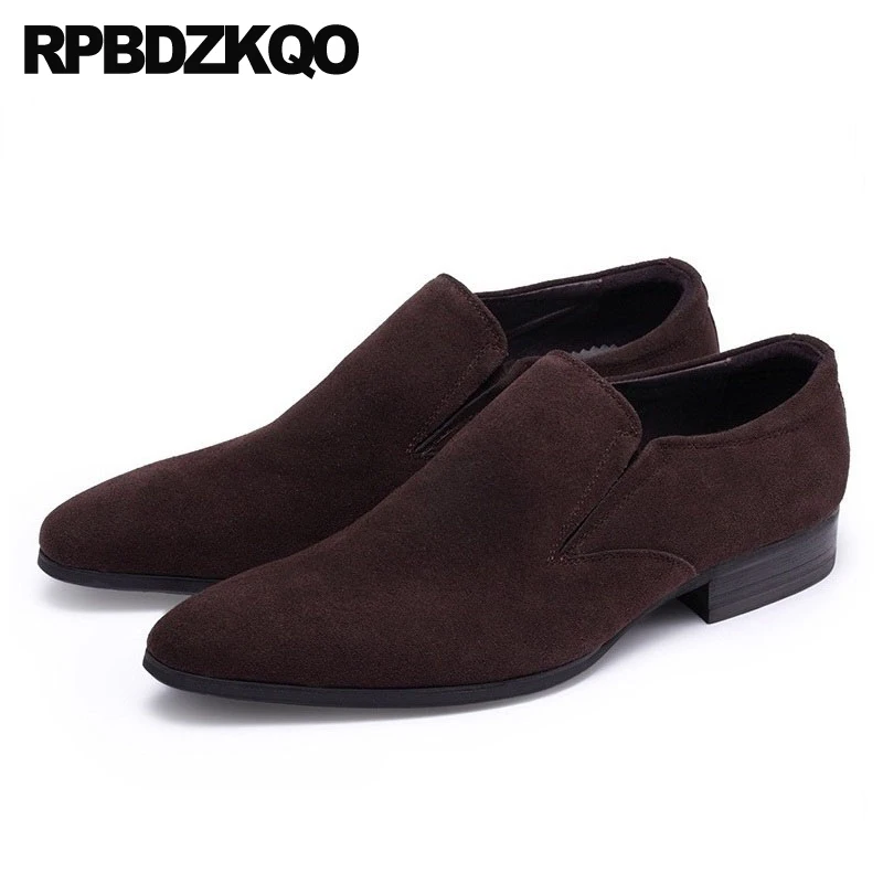 Дизайнерская модельная обувь из натуральной кожи Цвет Черный Роскошная мужская