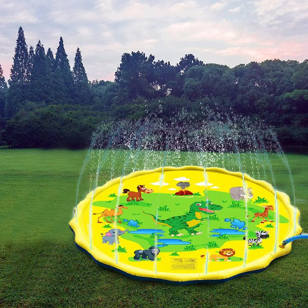 Надувной разбрызгиватель 170 см игровой коврик водная игрушка экологически