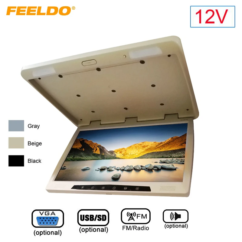 Автомобиль 22 дюймов сенсорная кнопка Flipdown на тонкопленочных транзисторах