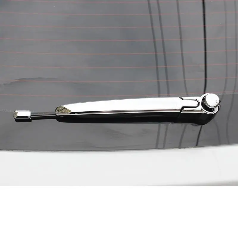 Модифицированная хромированная дверь заднего дворника автомобиля наклейка на