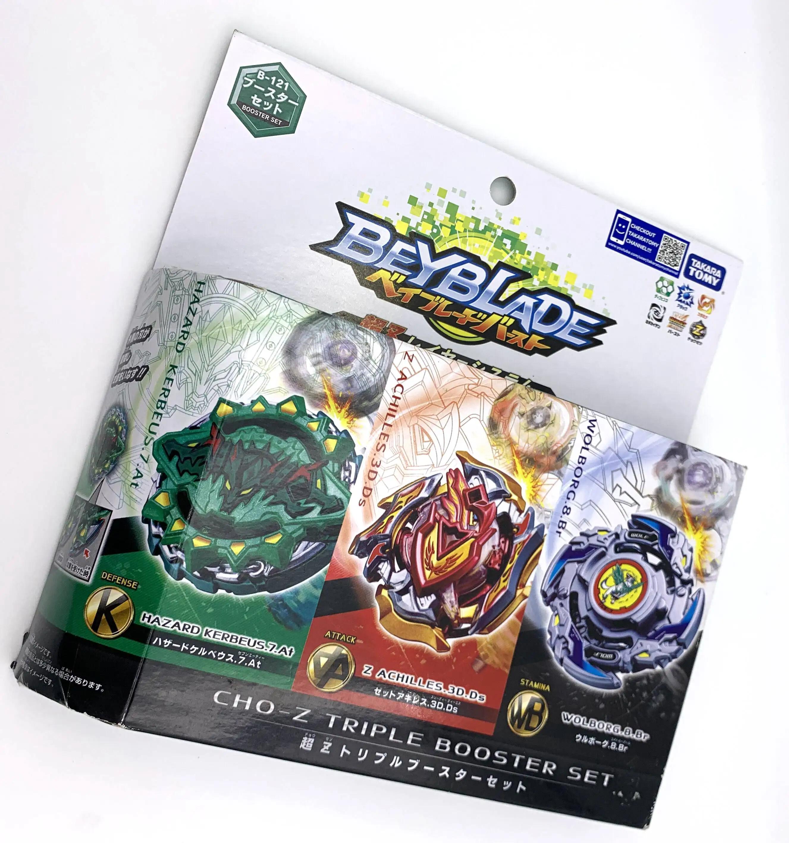 Оригинальный TAKARA TOMY BEYBLADE BURST B-121 3 на тройных усилителей | Игрушки и хобби