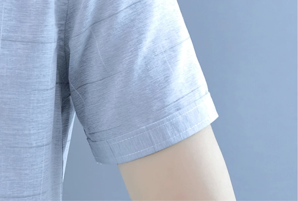 

2021 Summer Men's Short Sleeve Shirt Korean Fashion Plaid Shirt Business Versatile Men's Work Clothes Printed Inch Shirt Work