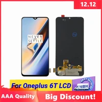 original for oneplus6t 6t 6 50 lcd display touch screen digitizer assembly replacement lcd screen for oneplus 6t 16t screen