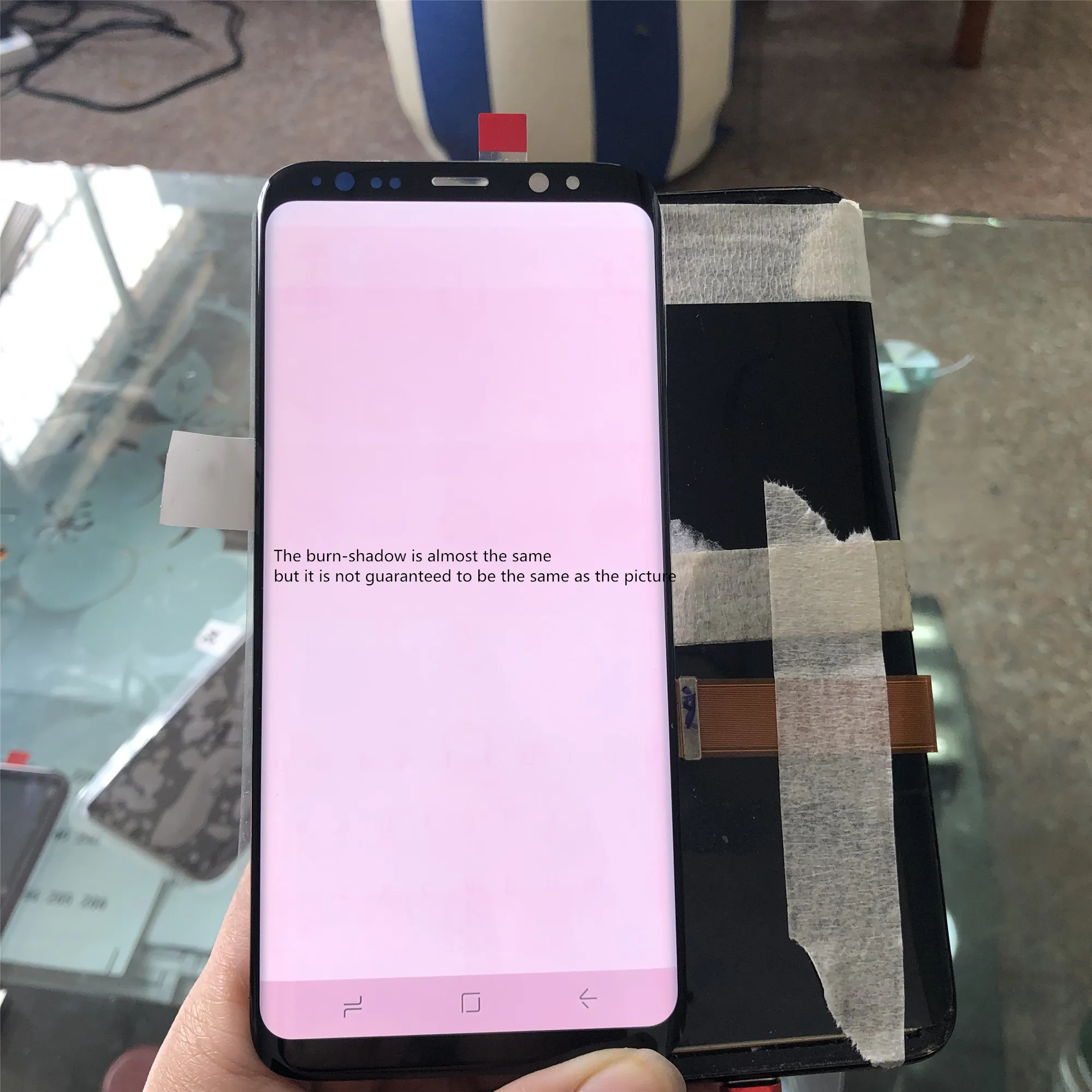 

Big burn With Dead point AMOLED LCD For Samsung Galaxy S8 G950 G950F LCD Display Touch Screen Digitizer S8 G950 G950F Display