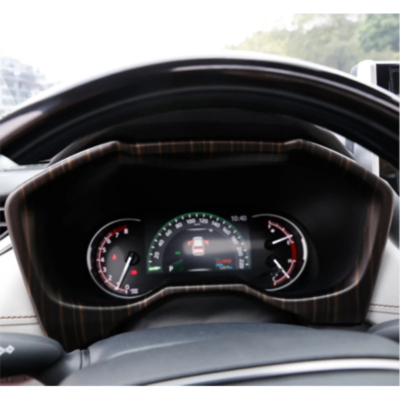 Декоративная рамка для приборной панели из АБС пластика под дерево