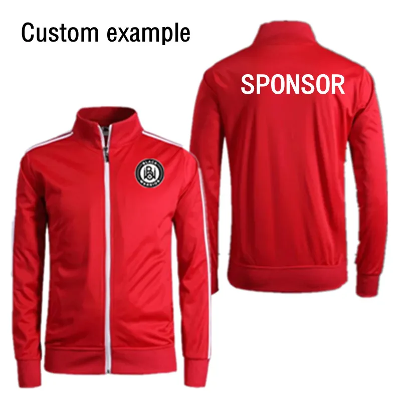 Осенне зимние куртки для бега Молодежный мужской спортивный костюм футбола