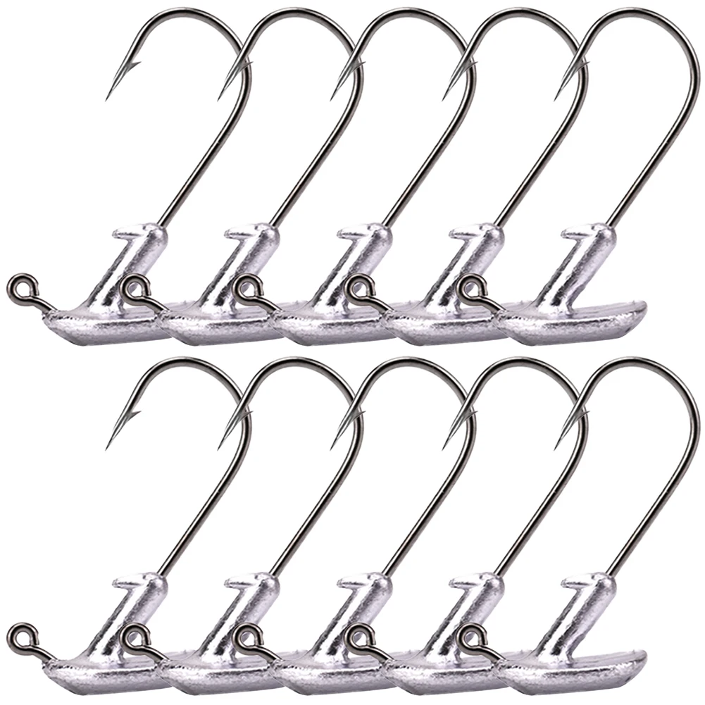 10 шт. рыболовные крючки-блесны из углеродистой стали | Спорт и развлечения