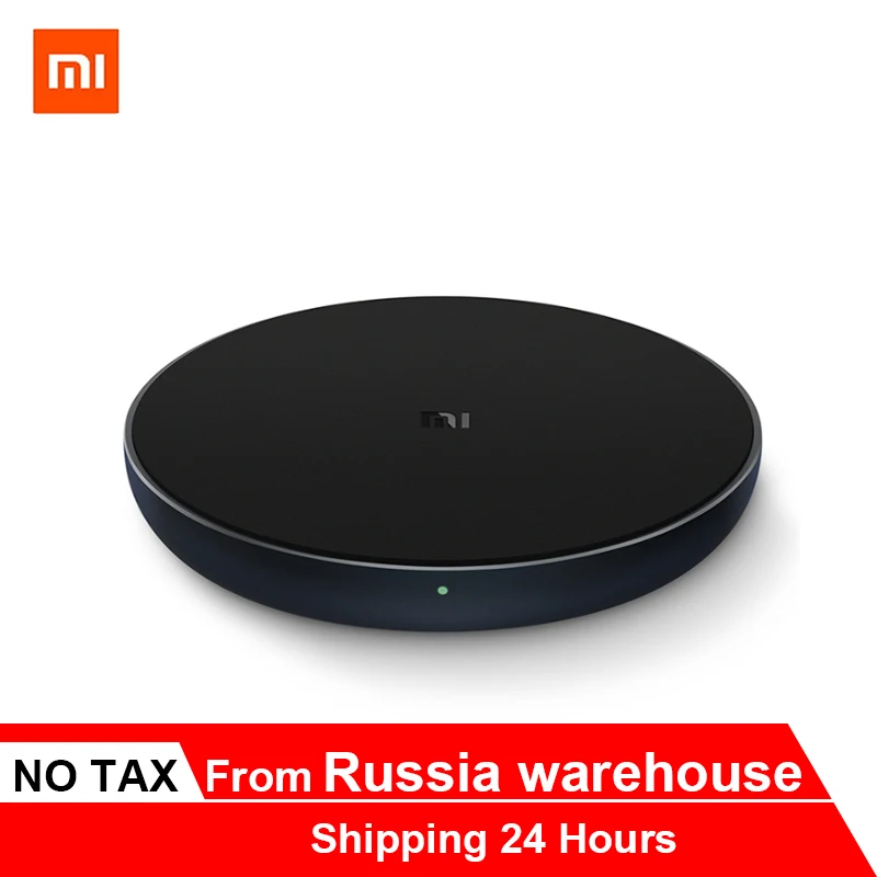 Xiaomi Qi Беспроводное зарядное устройство 10 Вт макс быстрая Беспроводная зарядка для iPhone X XR 8 samsung S9/S9+ S8 Note 9