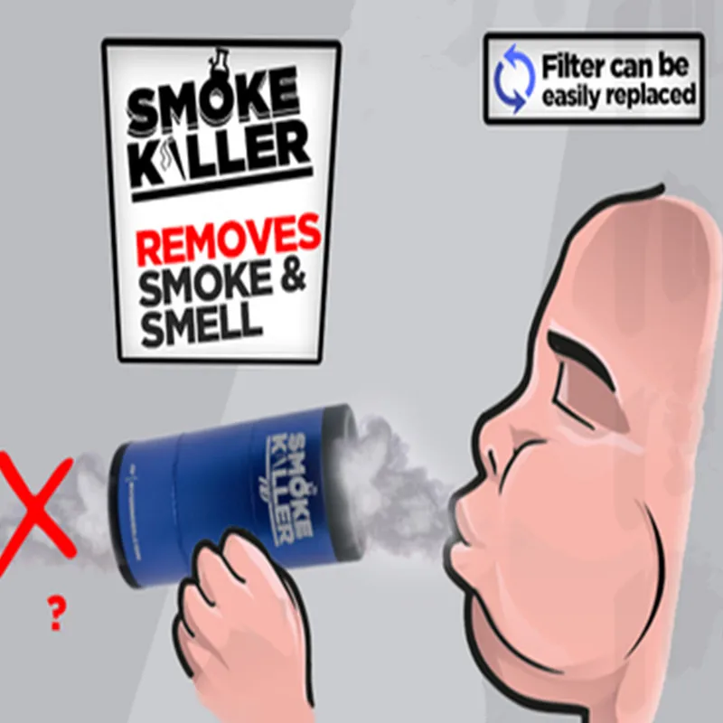 Портативный дымовой фильтр для сигарет и сигар устранение запаха воздуха