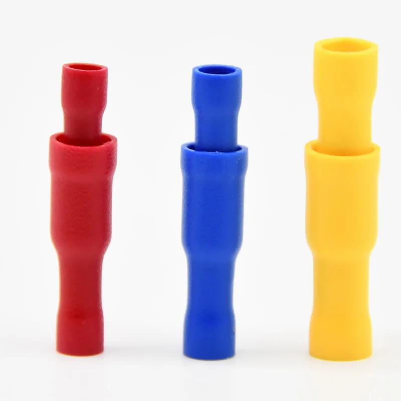 200 шт. ПВХ пуля обжимной провода Кабельный разъем терминал Мужской Женский