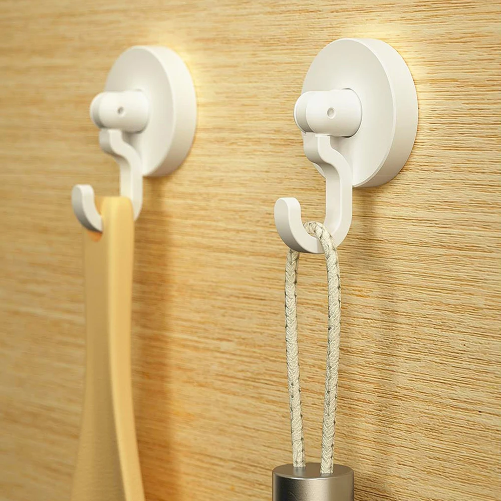 

Urallife Qualitell 6PCS Household Powerful Vacuum Suction Cup Hooks Kitchen Bathroom Towel Strong Heavy Duty Adhesive Wall Hooks