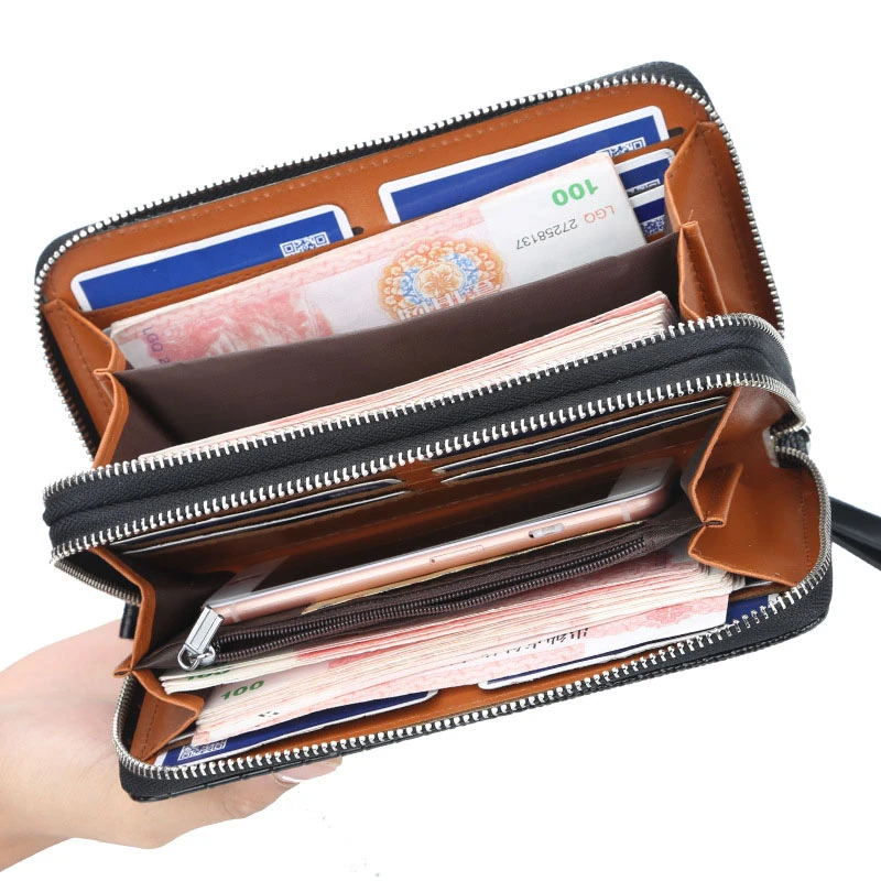 Baellerry Западный бренд кошелек для денег мужской кожаный с карманом монет