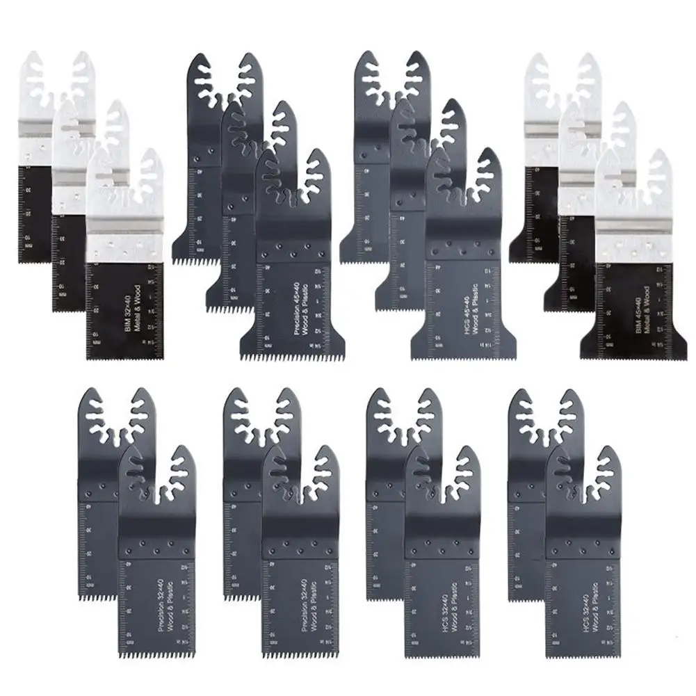 

20pcs Quick Change Oscillating Saw Blades Cutter For Fein Multimaster Multi -Purpose For AEG Batavia Black Decker Bosch