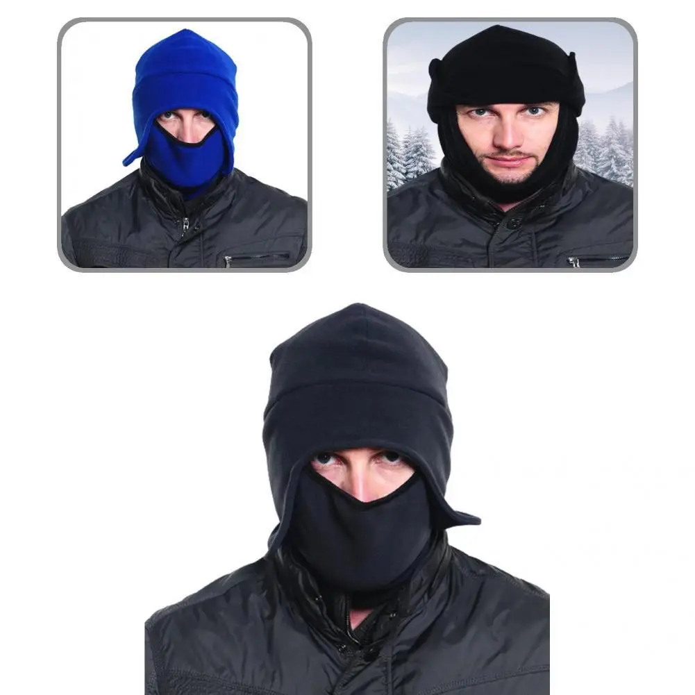 

Good Winter Cap Breathable Knitted Fabric Knitted Face Cover Style Winter Cap Winter Hat Beanie Hat