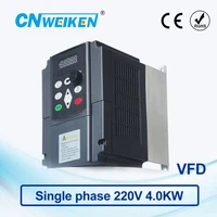 wk600 vector control frequency converter 4 0kw single phase 220v to three phase 220v variable frequency inverter ac drive