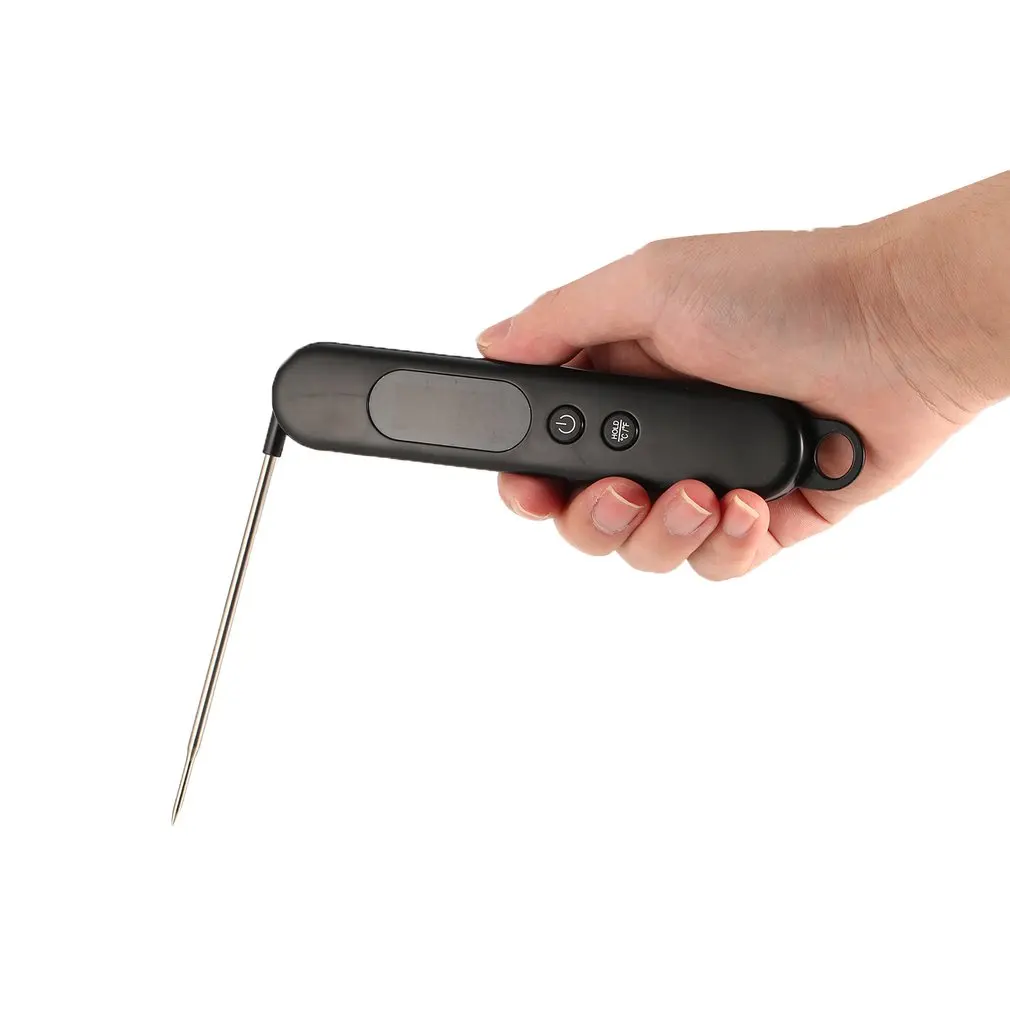 Высококачественный светодиодный складной длинный зондовый пищевой термометр