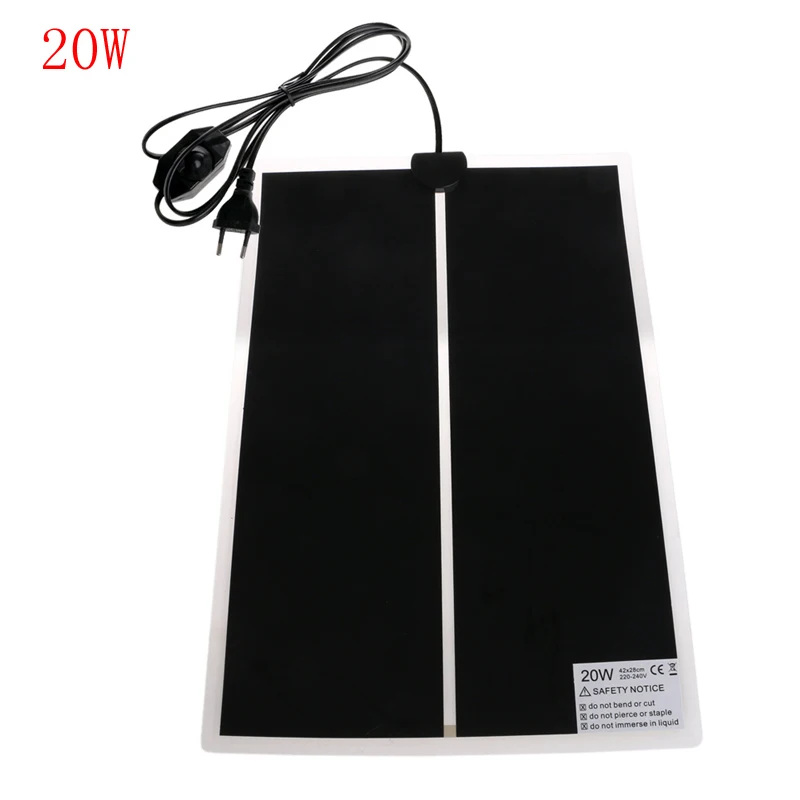 

2021 New Adjustable Temperature Pet Heating Warmer Amphibians Bed Mat 220-240V EU Plug