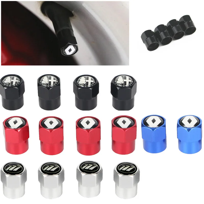 4 шт. авто Стайлинг автомобиля колеса мотоцикла вентиля покрышек легковых шин