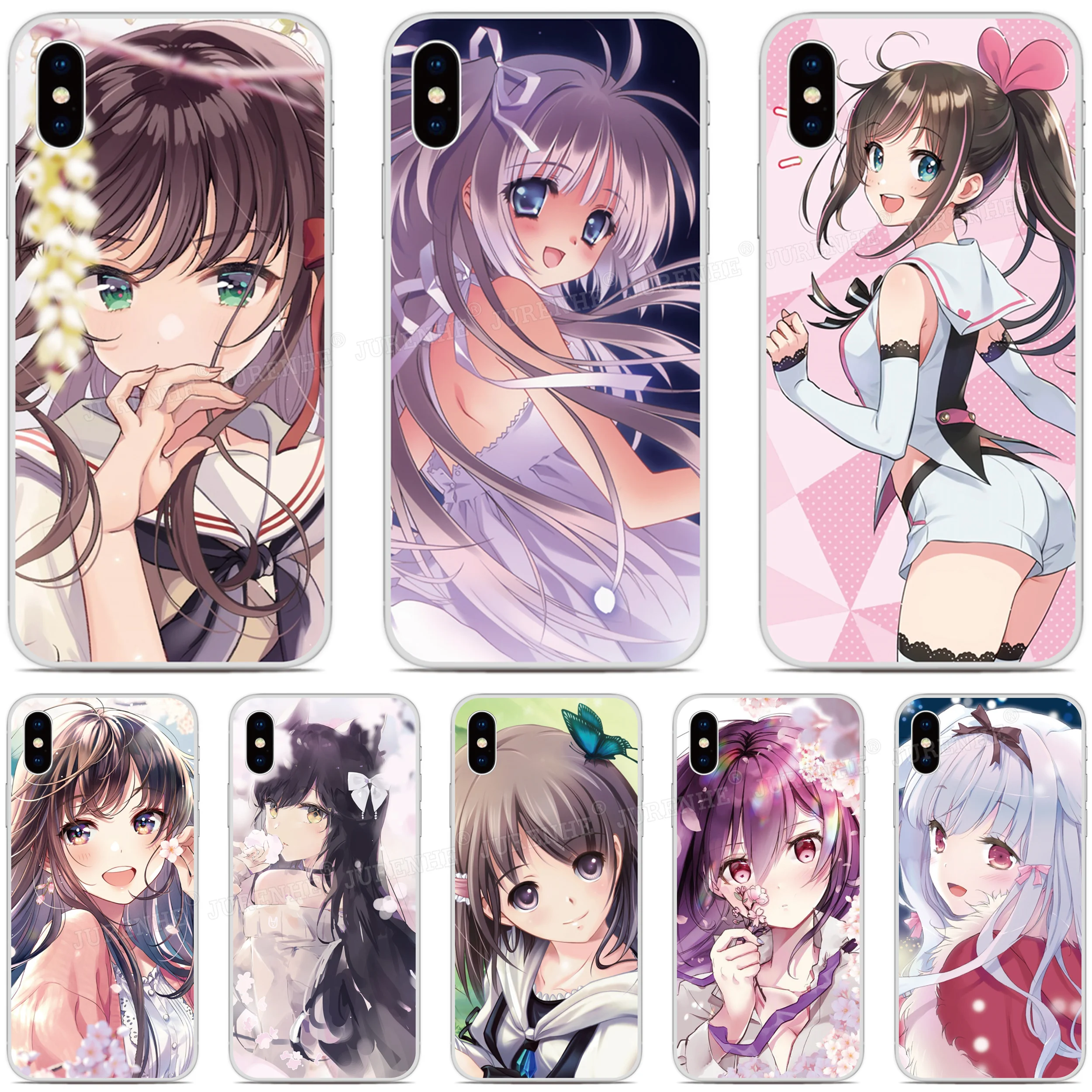 Тапочки в виде персонажа аниме для девочек Мягкий ТПУ чехол телефона Cubot P30 X19 R11 J3