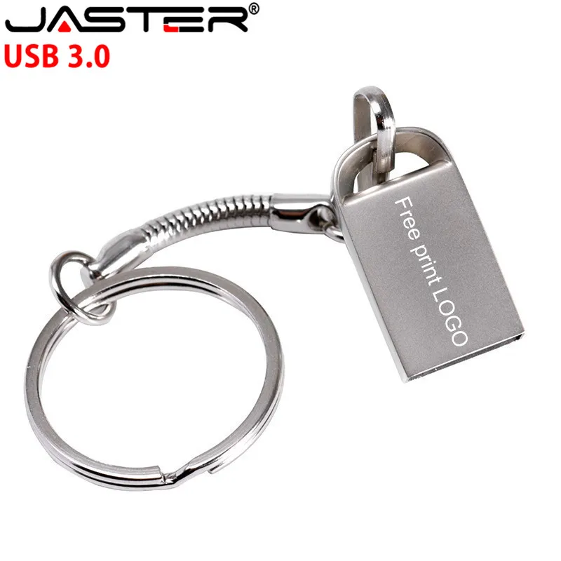 JASTER USB 3,0 Мини Высокоскоростной USB Металл 128GB 16GB 32G 64GB флеш-накопитель водонепроницаемый usb флешка(5 шт., Пользовательский логотип