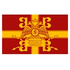Коммунистическая византийская империя 100D полиэстер 3x5 футов 90x150 см Флаг с двумя латунными кольцами