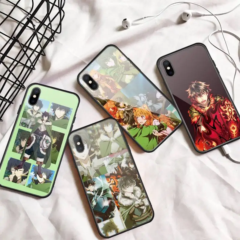 

Japan anime Tate No Yuusha Phone Case Tempered glass For iphone 6 7 8 plus X XS XR 11 12 13 PRO MAX mini