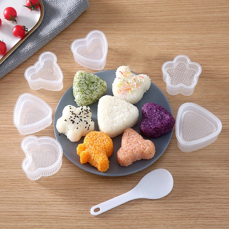 

1PC Rice Ball Mold Onigiri Rice Ball Bento Press Maker Mold DIY Japanese-style Children's Rice Bento Sushi Mold For Kitchen Tool