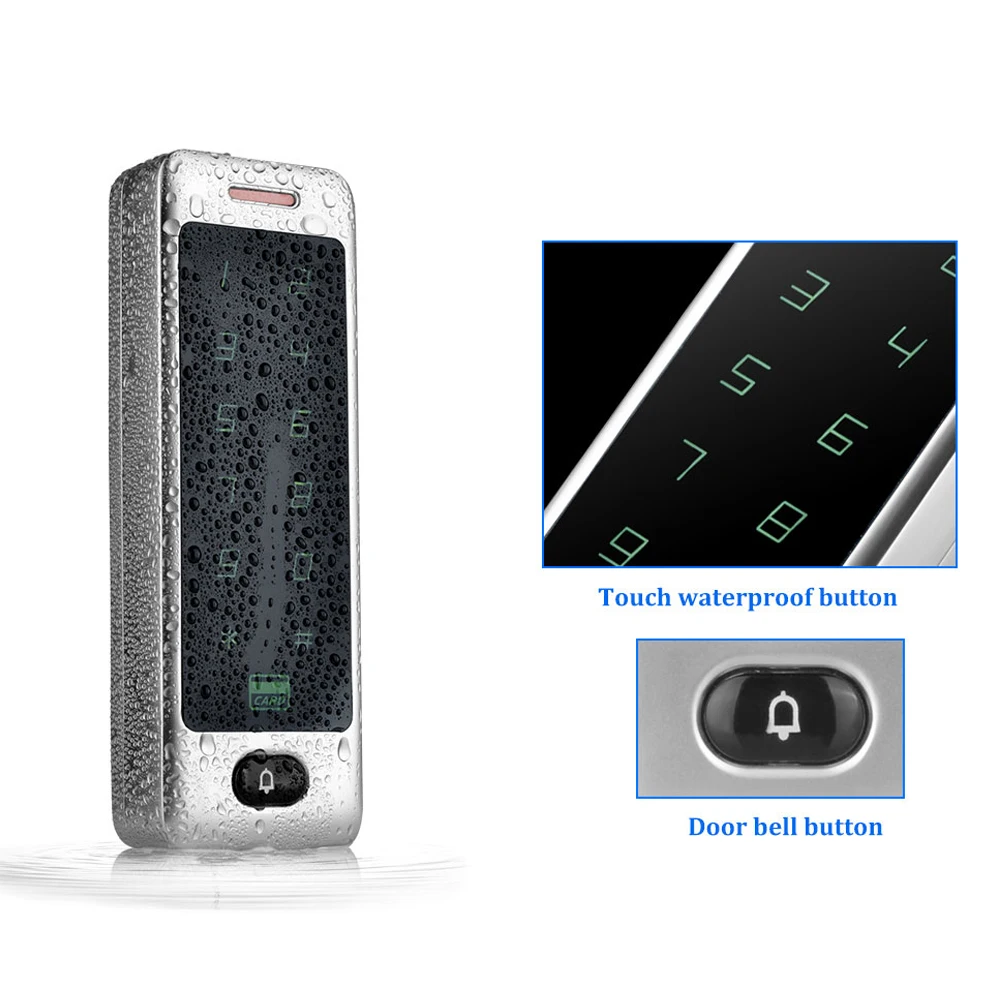 Водонепроницаемая клавиатура контроля доступа IP65 RFID кардридер EM сенсорный