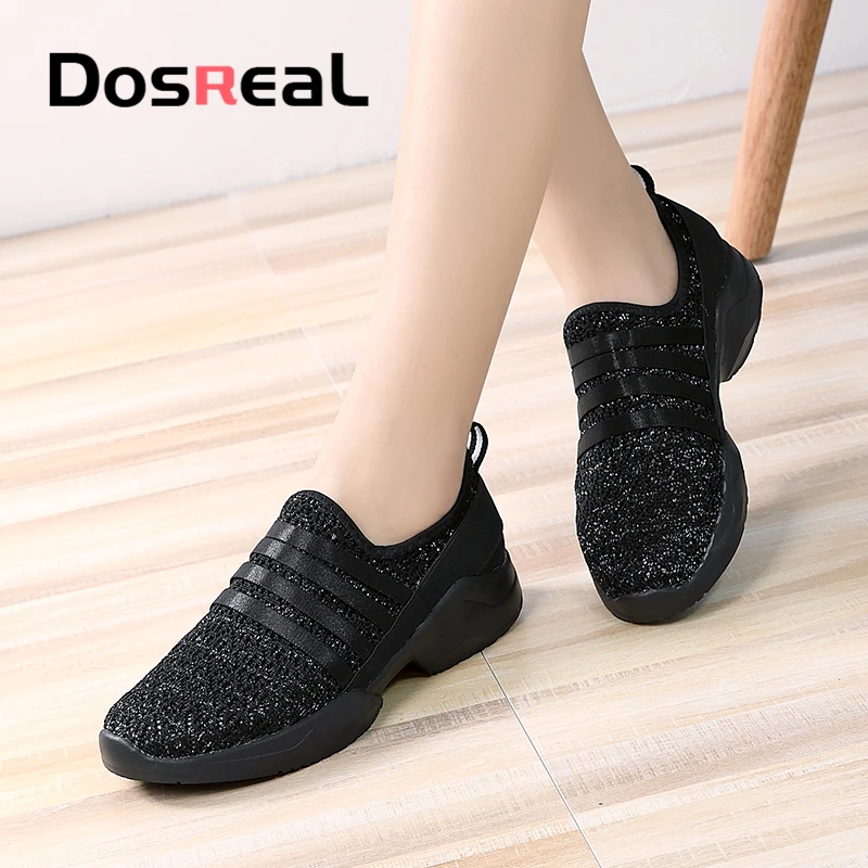 

Женские кроссовки на плоской подошве Dosreal, дышащие, сетчатые, без шнуровки, повседневные, на весну