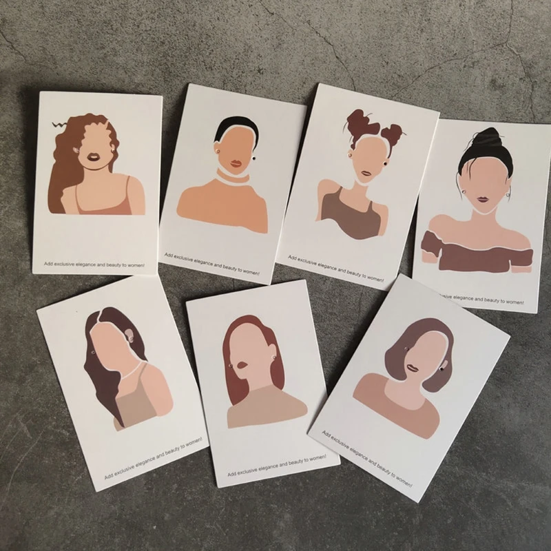 

Fashion 6x9cm 100Pcs Drop Earrings Display Card Earrings Dangle Stud Card Top Grade Women Earrings Paper Card Holders