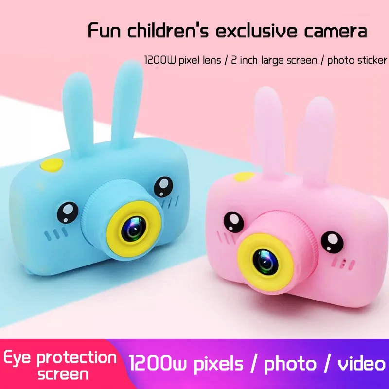 

Children Mini Camera Full HD 1080P Portable Digital Video Photo 2 Inch Screen Display ForKid Game Study