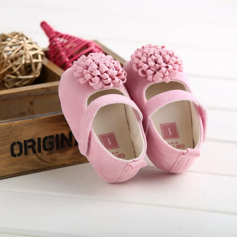 Zapatos de suela blanda para beb&eacute; reci&eacute;n nacido, calzado antideslizante cl&aacute;sico de colores caramelo, cuna de princesa, 12cm, 7 a 12 meses-3