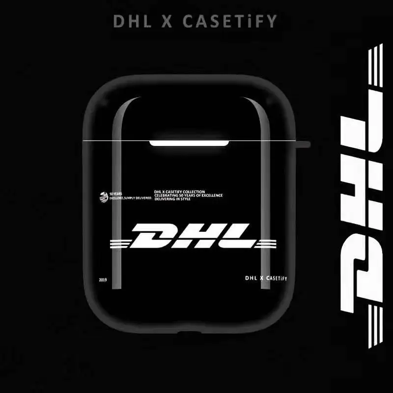 DHL Express 50 юбилей для airpods чехол мягкий силиконовый для airpod чехол Bluetooth чехол для наушников Защитный чехол сумка для зарядки