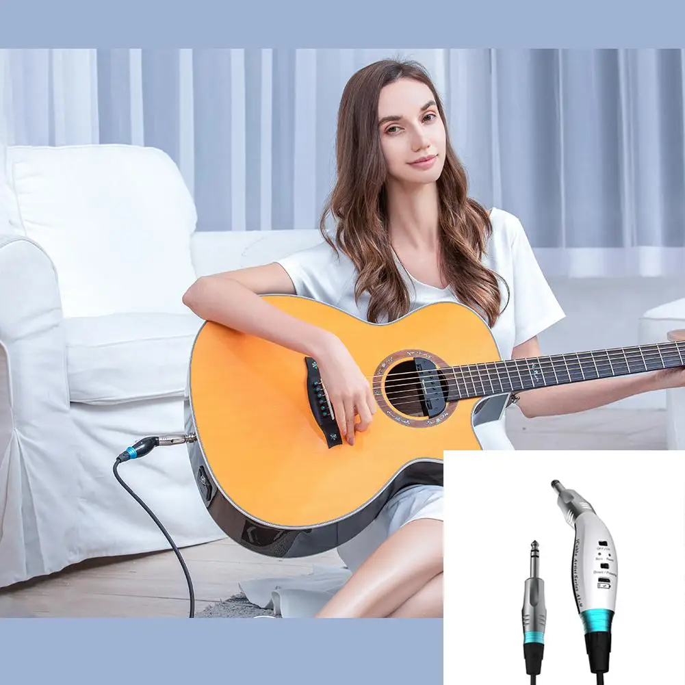 

Professional Audio Convert Cables A1-S Guitar Connection Cable 3M With Pre-Level Effect Shielding Noise Reduction