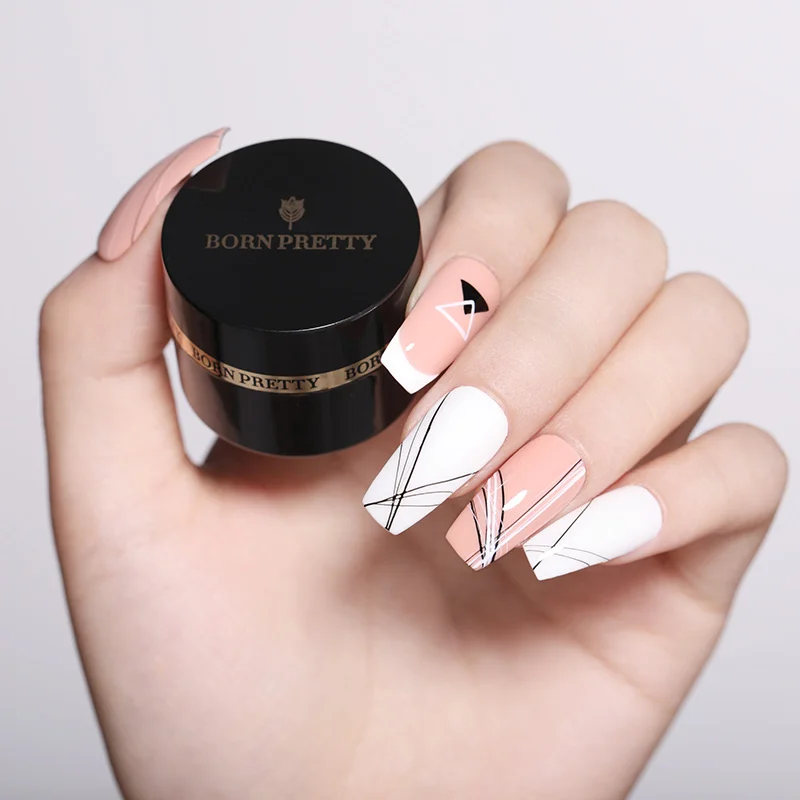 От BORN PRETTY 5 мл для рисования ногтей гель лак Краски ing нейл арта линия толстая