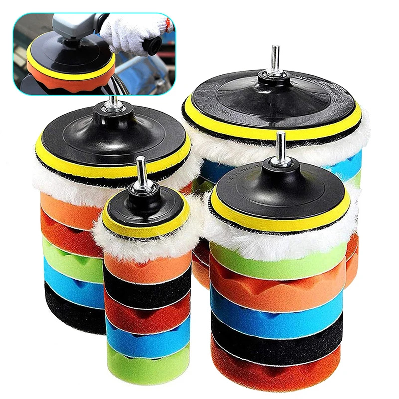 4'Ƌ'ƌ'ƍ'' подушка для полировки 8 шт. Автомобильная полировальная