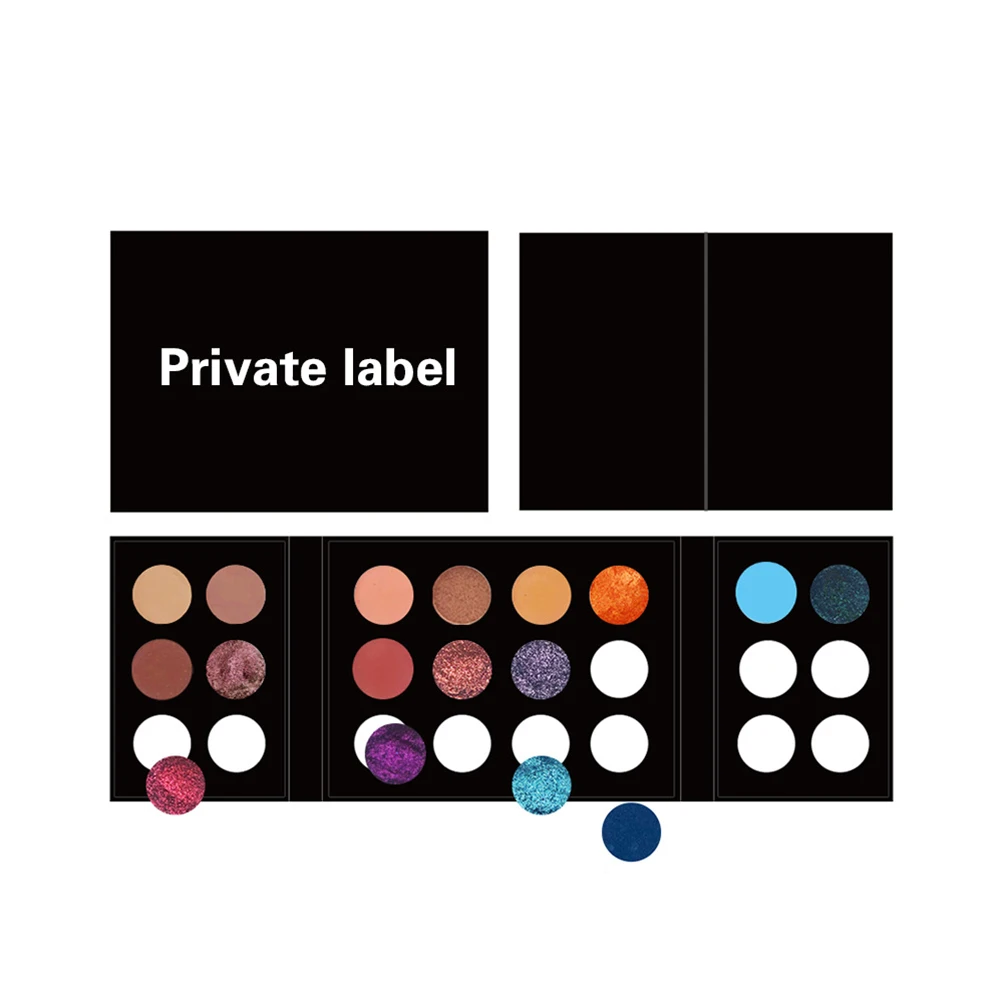 

New Double Door Eyeshadow Palette Private Label 24 Color Eyeshadow Matte Glitter Free Combination High Pigmentation Eye Shadow