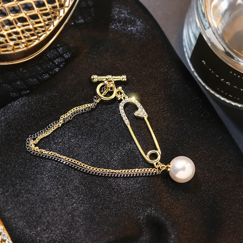 Корейские простые браслеты с имитацией жемчуга для женщин и девушек новинка 2020