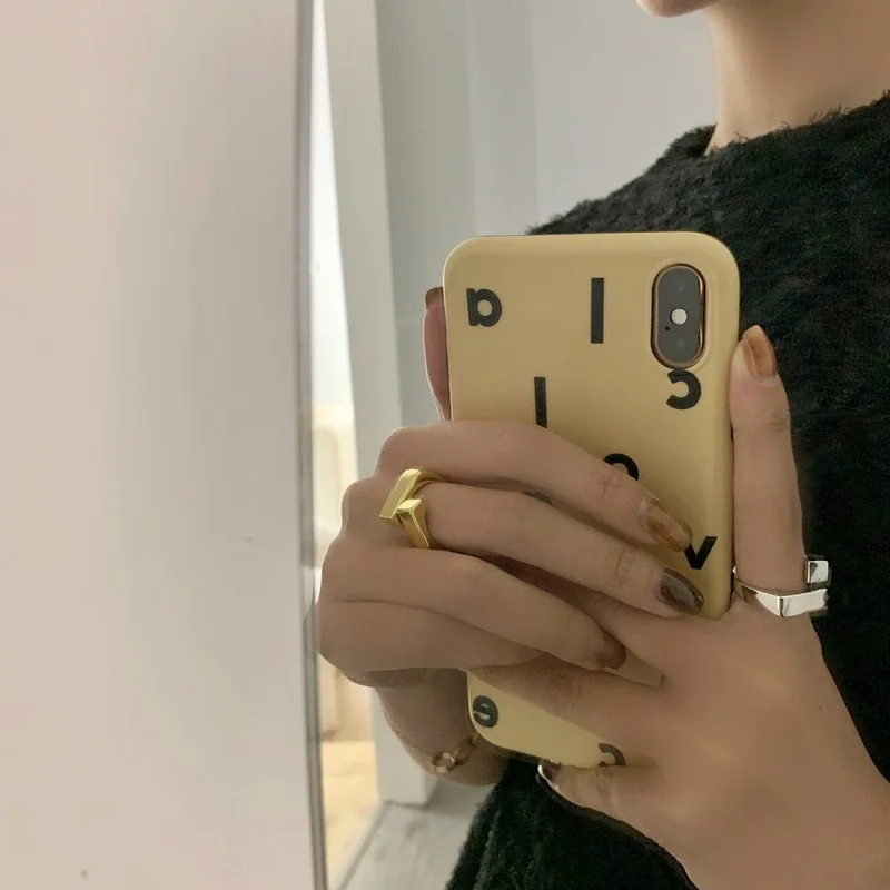 

Female Fashion S925 Personality Geometry Irregular Woman Ring Street Hip Hop Cool Girl Student Women Rings Jewelry Accessorie
