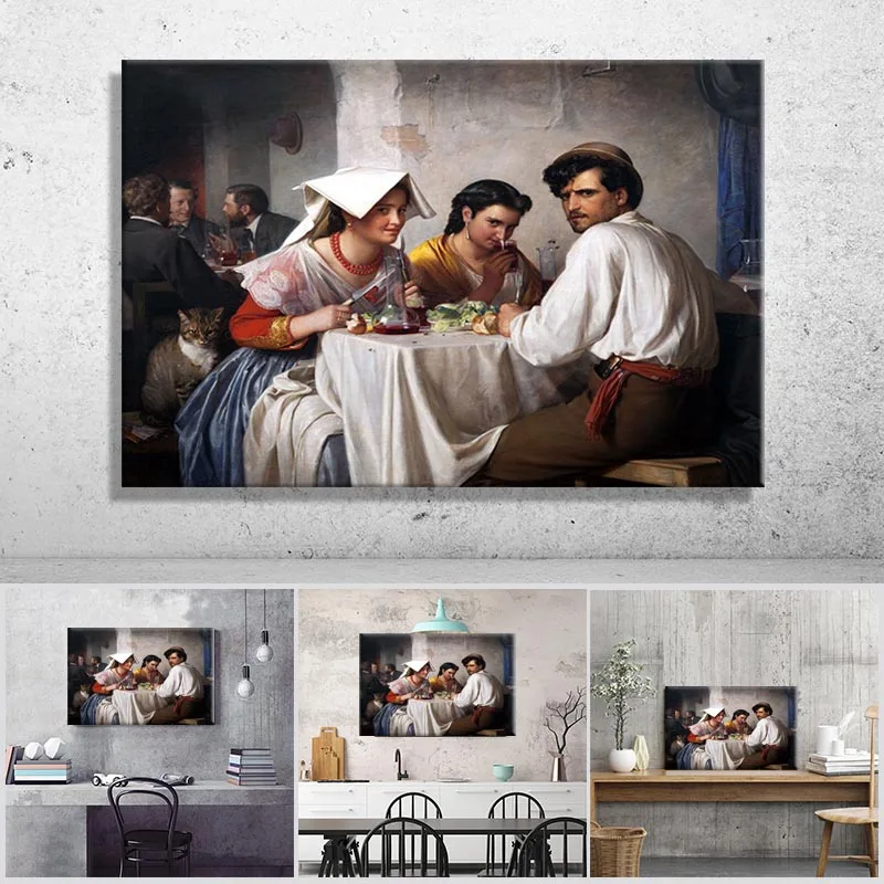 Картина на холсте Печать картина датский художник Карл блоч настенный