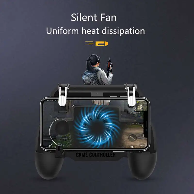 Новый геймпад Pubg с охлаждающим вентилятором для игрового контроллера мобильного