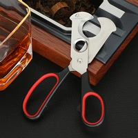 galiner metal cigar cutter knife double blades accessories cigar guillotine portable big zigarren cutter scissors with gift box