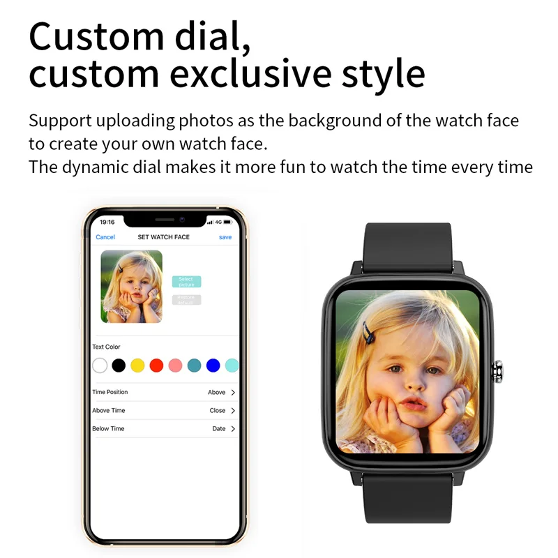 

2021 P6 Smart Watch Men Women Full Touch Blood Pressure Monitor Fitness Tracker Whatsapp Smartwatch Watch For Android IOS PK P8