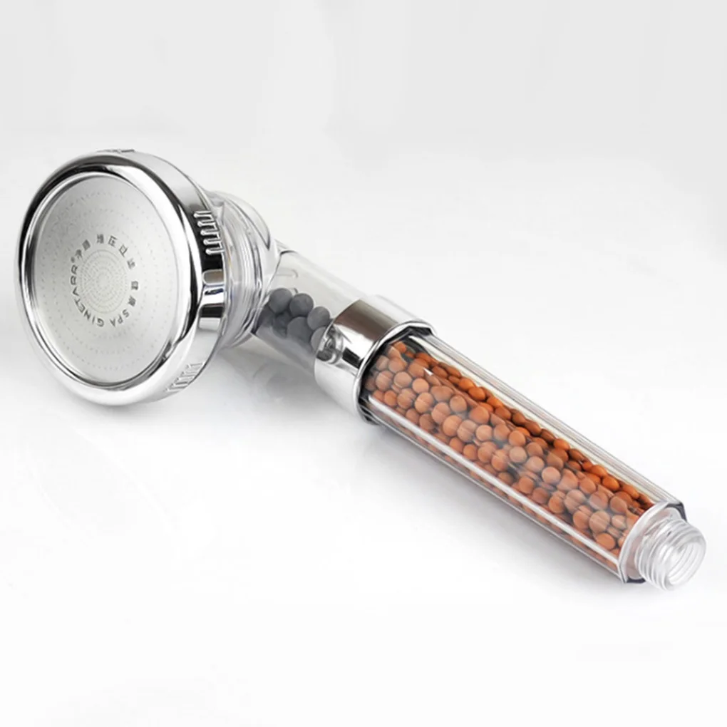 

Bath Shower Head Saving Shower Nozzle 3 Modes Adjustable Jetting Handheld Shower Head Bathroom SPA Anion Filter Shower Nozzle