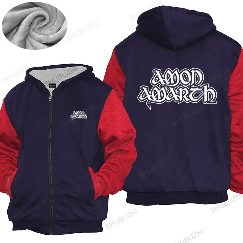 Мужские роскошные хлопковые толстовки с капюшоном Amon Amarth Logo shubuzhi Rock новые