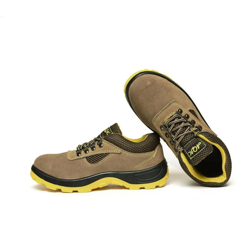 Защитные ботинки со стальным носком для мужчин и женщин дышащая Нескользящая