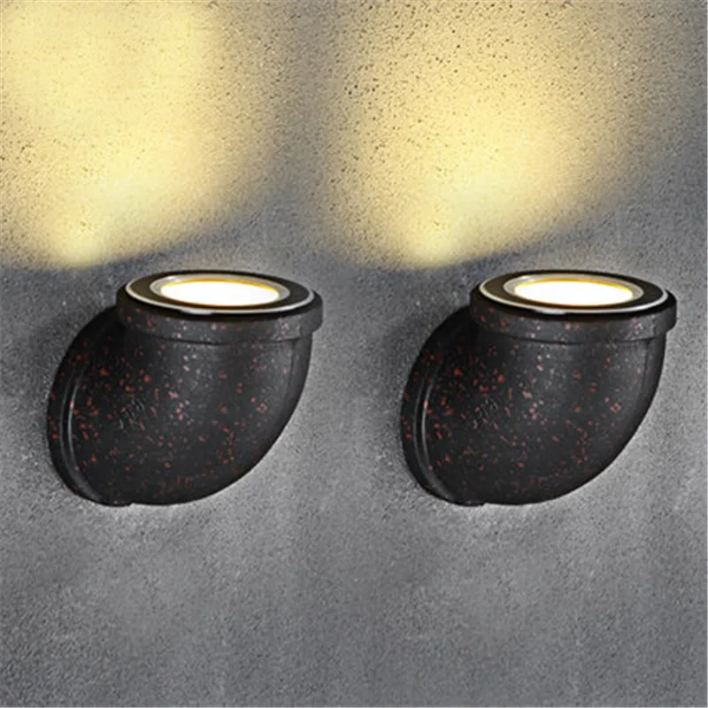 Итальянский дизайн Трубная настенная лампа Американская страна кованое железо